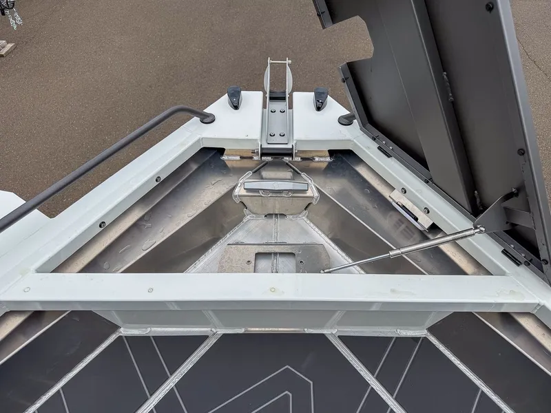 Slide: The Image of Stabicraft 2050 Treker 2026 boat deck detail view. - 10