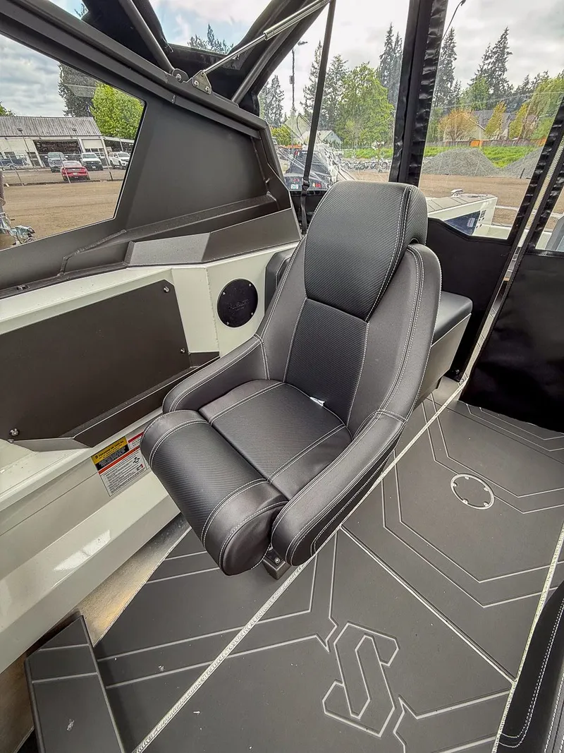 Slide: The Image of Interior of 2026 Stabicraft 2050 Treker with black seat. - 13