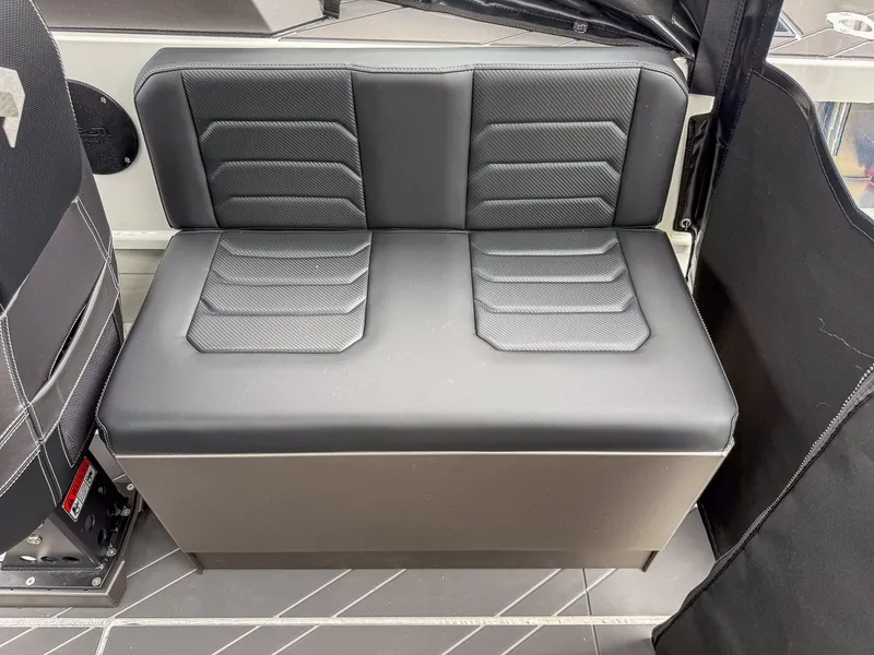 Slide: The Image of Interior of Stabicraft 2050 Treker 2026 with cushioned seat. - 18