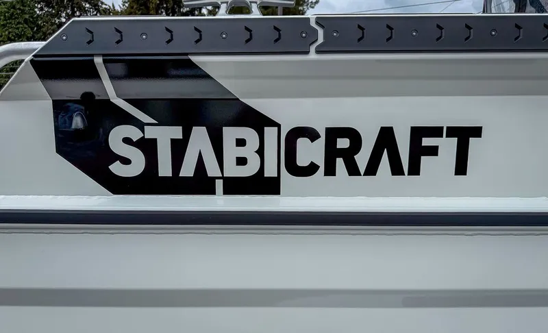 Slide: The Image of Stabicraft 2050 Treker 2026 boat logo on white background. - 26