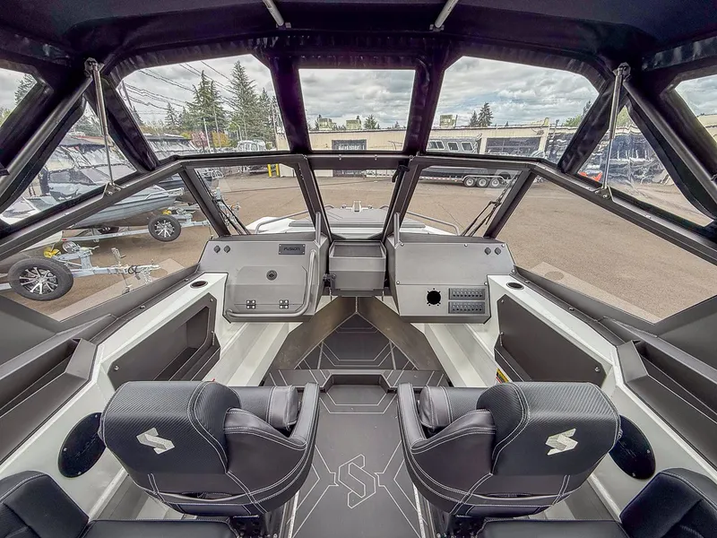 Slide: The Image of Interior view of 2026 Stabicraft 2050 Treker with modern features. - 7