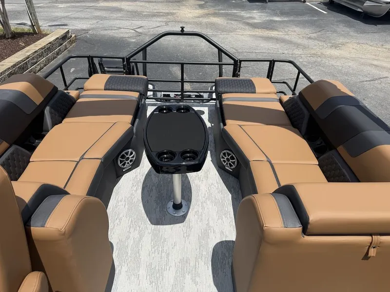 Slide: The Image of 2026 Sylvan L-3 LZ DH interior with luxurious seating. - 11