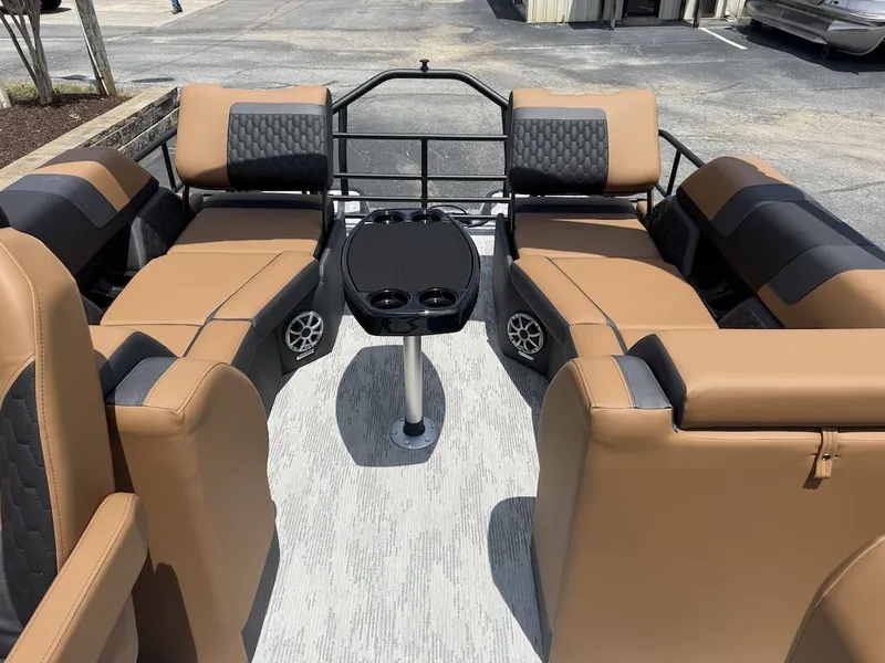 Slide: The Image of 2026 Sylvan L-3 LZ DH interior with luxurious seating. - 12
