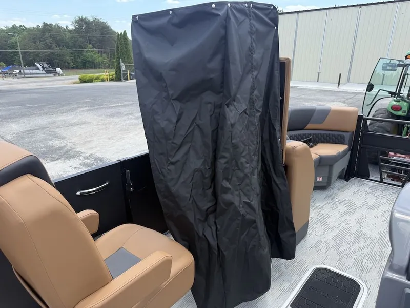 Slide: The Image of Interior of 2026 Sylvan L-3 LZ DH with black curtains. - 22