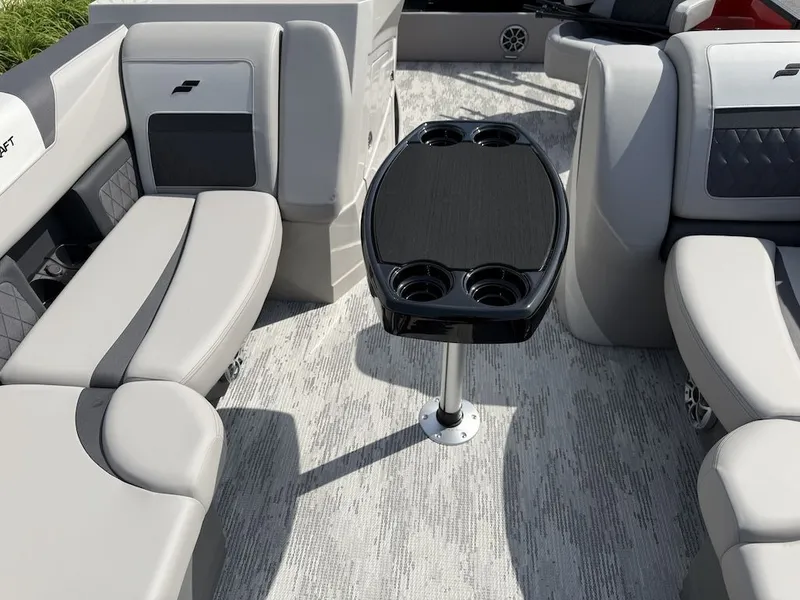 Slide: The Image of Interior of 2026 Starcraft SLS 3 Q DH with seating and table. - 18