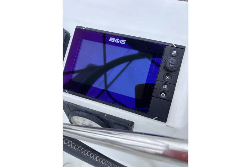 Slide: The Image of B&G navigation display on 2015 Beneteau Oceanis 35 sailboat. - 27