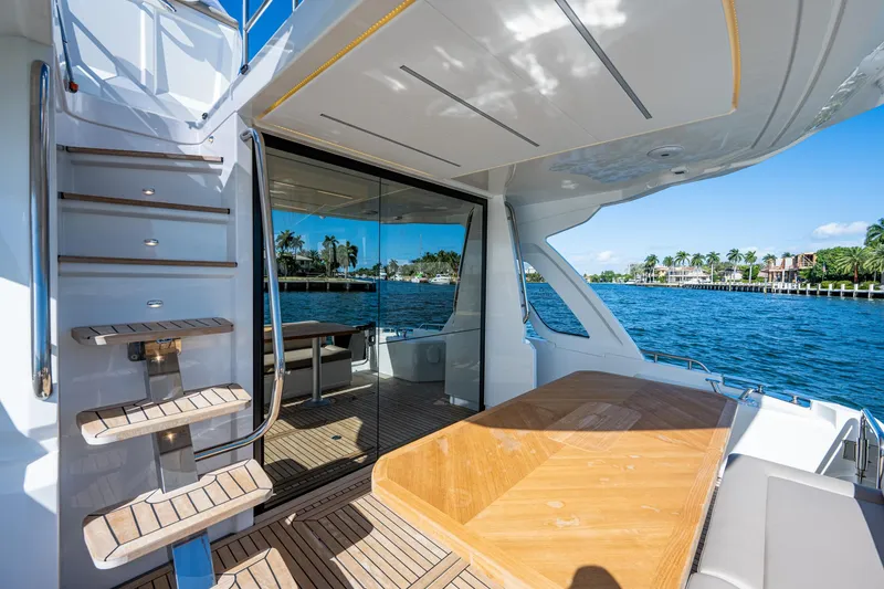 Slide: The Image of Greenline 45 Fly 2022 yacht with deck and sea view. - 29