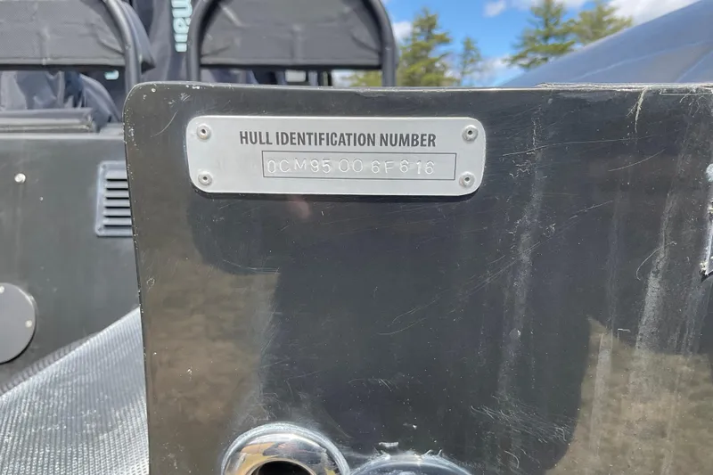 Slide: The Image of Hull identification number on 2016 Ocean Marine Craft Amphibious vehicle. - 18
