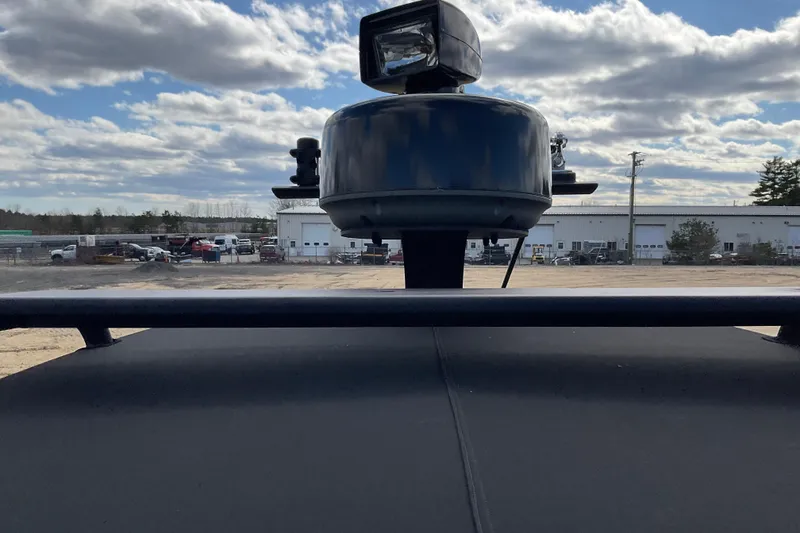 Slide: The Image of 2016 Ocean Marine Craft Amphibious vehicle with radar, parked outdoors under cloudy sky. - 23
