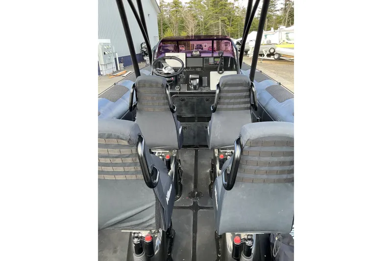 Slide: The Image of Interior of a 2016 Ocean Marine Craft Amphibious vehicle with seating and controls. - 27