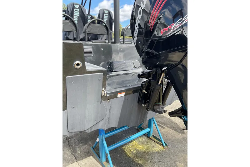 Slide: The Image of 2016 Ocean Marine Craft Amphibious boat with Mercury Pro XS outboard motor. - 6