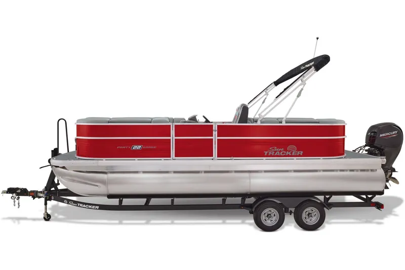 Slide: The Image of Sun Tracker Party Barge 22 DLX 2026 - 38