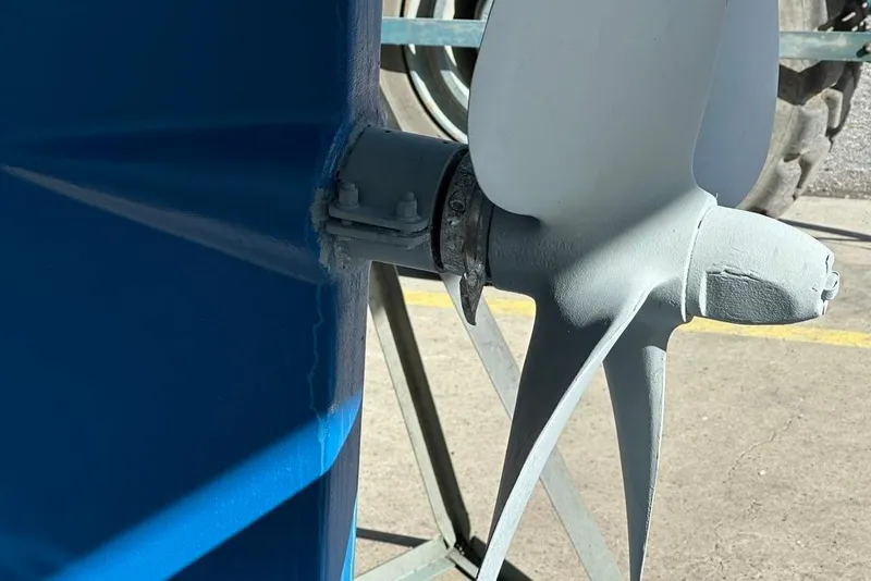 Slide: The Image of Propeller of 2011 Kadey-Krogen 48 AE yacht, close-up view. - 43