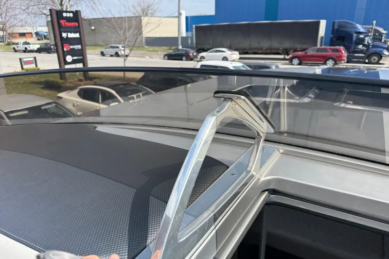 Slide: The Image of Monte Carlo 420 yacht detail, showcasing sleek design and modern craftsmanship, 2017 model. - 56