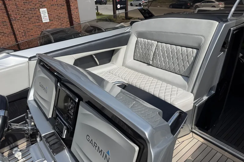 Slide: The Image of Luxury interior of 2017 Monte Carlo 420 boat with Garmin navigation system. - 66