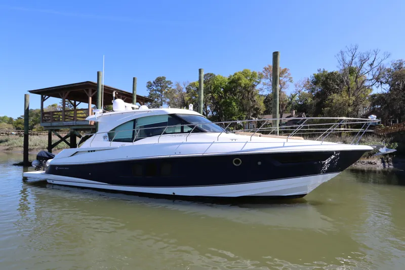 The Image of 2015 Cruisers Yachts 45 Cantius on calm water. - 0