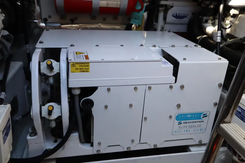 Slide: The Image of Seakeeper stabilizer in a 2015 Cruisers Yachts 45 Cantius. - 41