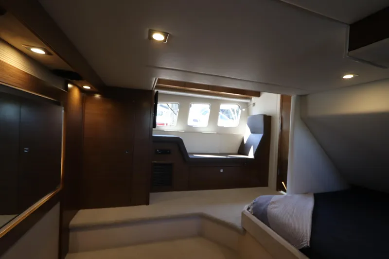 Slide: The Image of Interior of 2015 Cruisers Yachts 45 Cantius with modern amenities. - 7