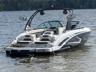 The Image of 2018 Chaparral Vortex 223 VRX boat on a lake. - 0
