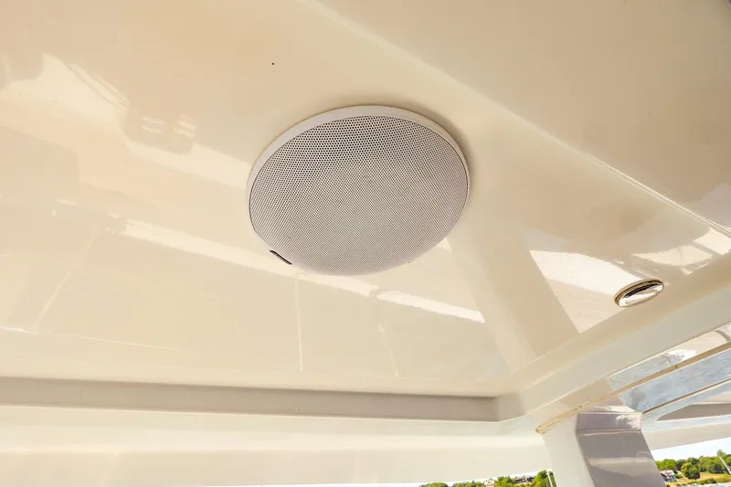 Slide: The Image of Ceiling speaker on 2018 Hanse 675 yacht, showcasing sleek design and modern audio features. - 35