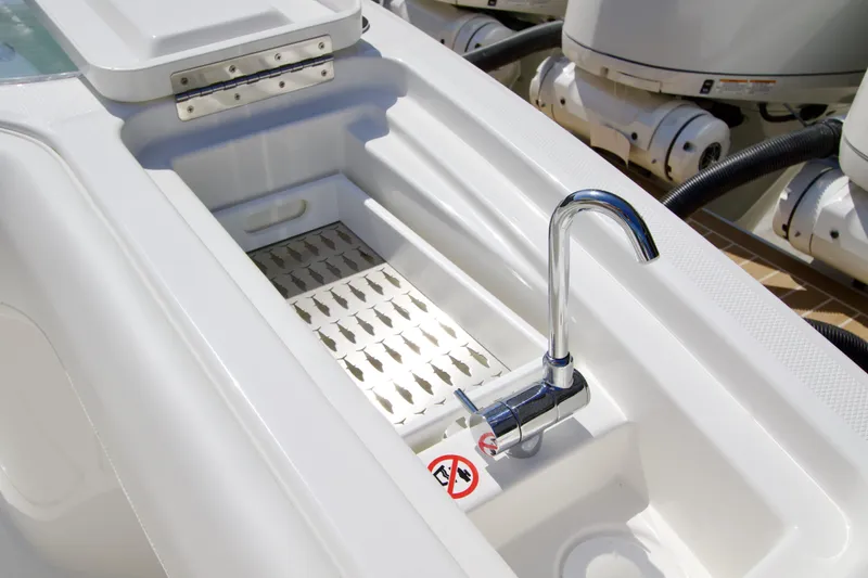 Slide: The Image of Luxury Regulator 35 boat sink with faucet, 2026 model, featuring sleek design and functionality. - 25