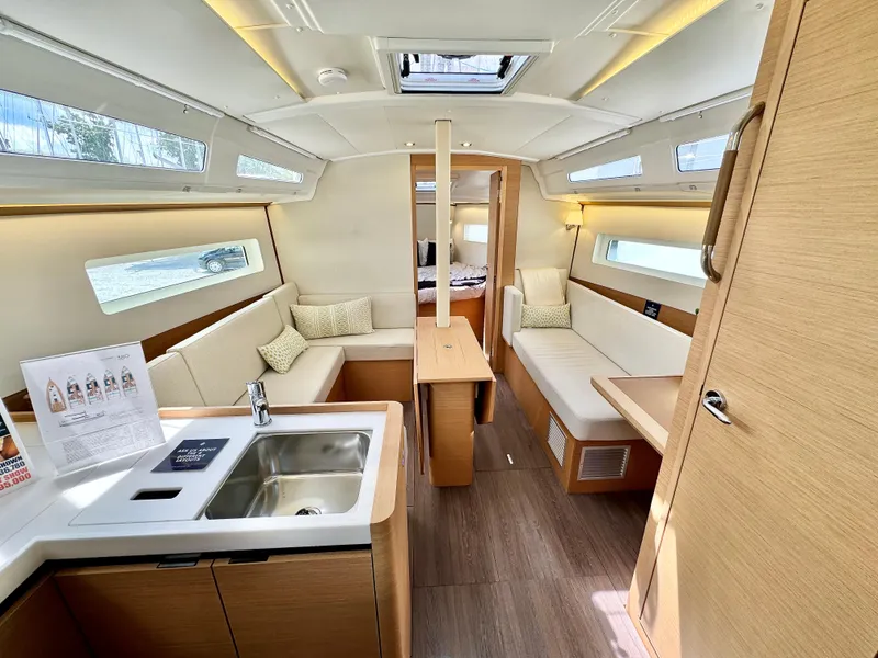 Slide: The Image of Interior of Jeanneau Sun Odyssey 380 yacht, year 2023. - 20