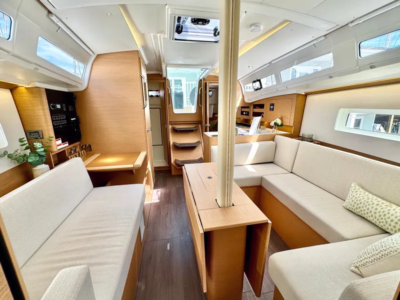 Slide: The Image of Interior of Jeanneau Sun Odyssey 380 yacht, 2023 model. - 21