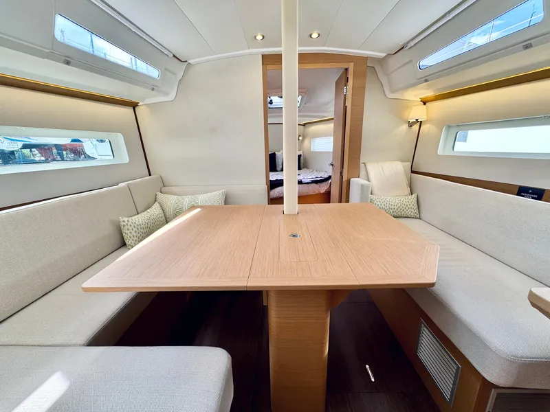 Slide: The Image of Interior of Jeanneau Sun Odyssey 380 yacht, 2023 model. - 22
