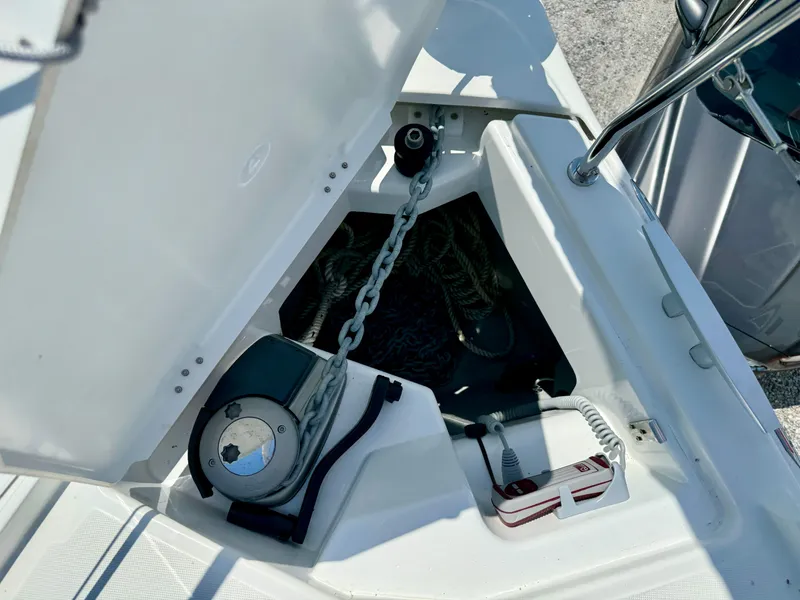 Slide: The Image of Anchor locker of Jeanneau Sun Odyssey 380, 2023 model. - 4