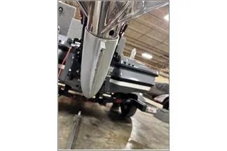 Slide: The Image of 2024 Nitro Z20 XL Pro boat in a garage, showcasing its sleek design and trailer. - 17