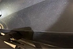 Slide: The Image of 2024 Nitro Z20 XL Pro boat hull with sleek, dark finish and subtle metallic sheen. - 21