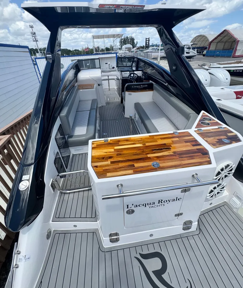 Slide: The Image of Luxury yacht L'acqua Royale LR280 GRAN CABRIO 2024 with stylish interior. - 12