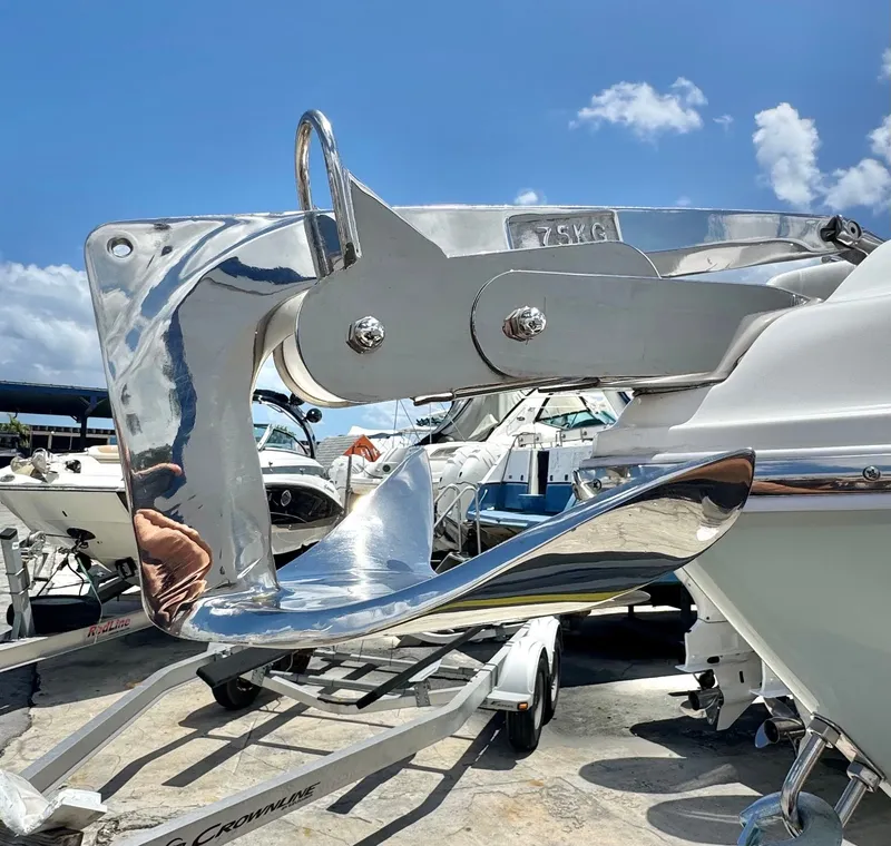 Slide: The Image of 2024 L'acqua Royale LR280 GRAN CABRIO anchor on boat trailer. - 35