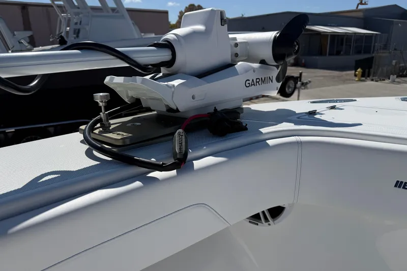 Slide: The Image of 2025 Bluewater 25t boat featuring Garmin marine equipment on deck. - 20