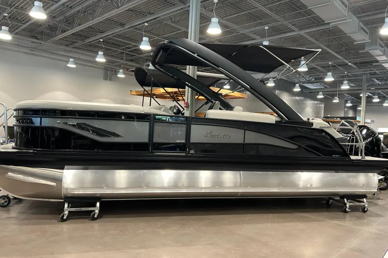 The Image of 2026 Barletta Corsa 23UA pontoon boat in showroom. - 0