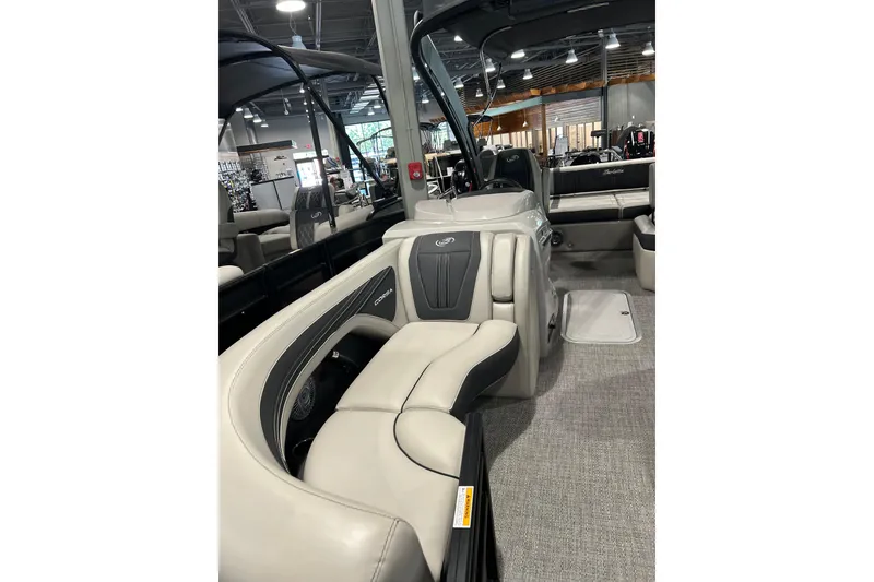Slide: The Image of Interior of 2026 Barletta Corsa 23UA with luxurious seating. - 4