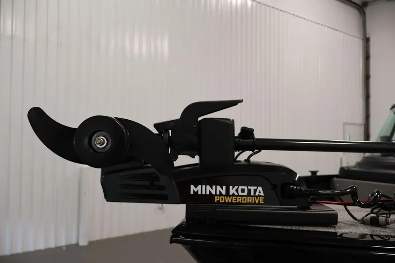 Slide: The Image of Minn Kota PowerDrive trolling motor on 2027 Crestliner 1650 Kodiak WT boat. - 20
