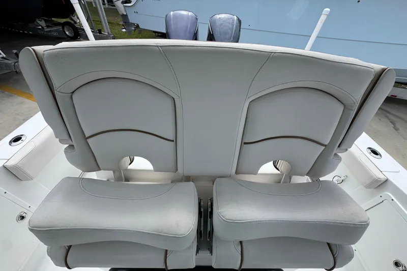 Slide: The Image of 2020 Sea Hunt Gamefish 30 boat seating, featuring comfortable forward seating design. - 27