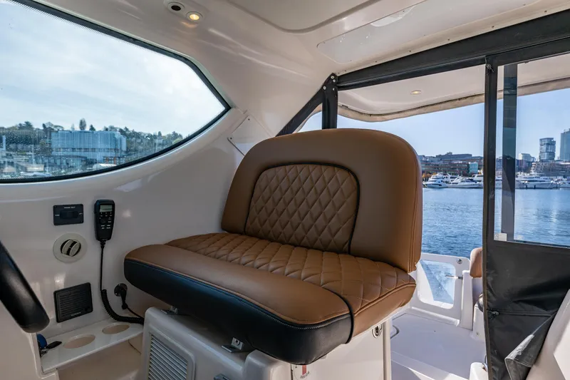 Slide: The Image of New Luxurious interior of helm area and cockpit of 2006 Tiara Yachts 4000 - 30