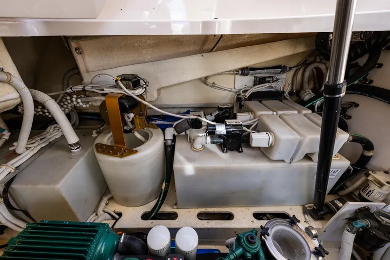 Slide: The Image of Engine compartment of a 2006 Tiara Yachts 4000 - 59
