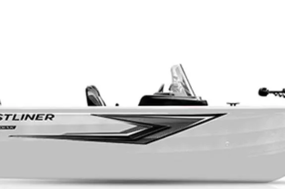The Image of 2026 Crestliner 1650 Kodiak SC boat, side view, sleek design, modern graphics. - 1