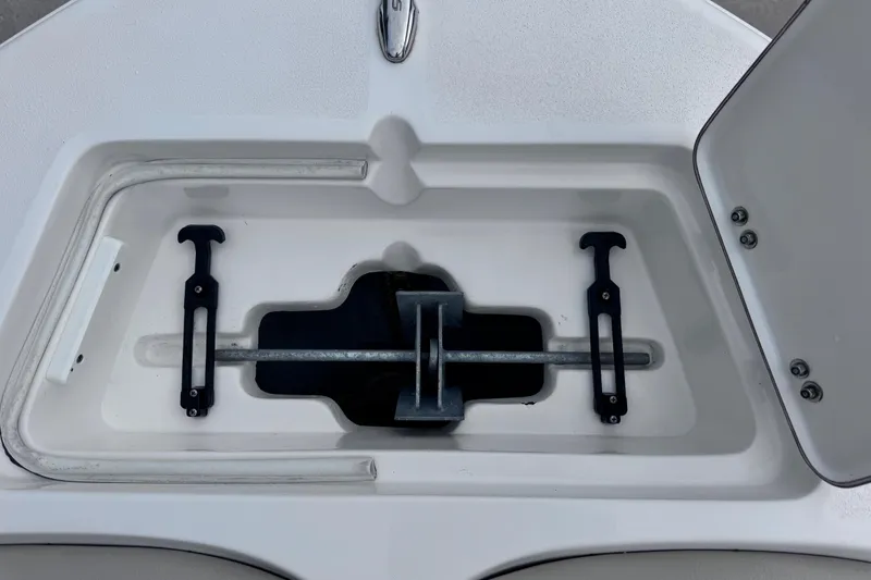 Slide: The Image of Anchor storage compartment on a 2018 Sea Fox 206 Commander boat. - 16
