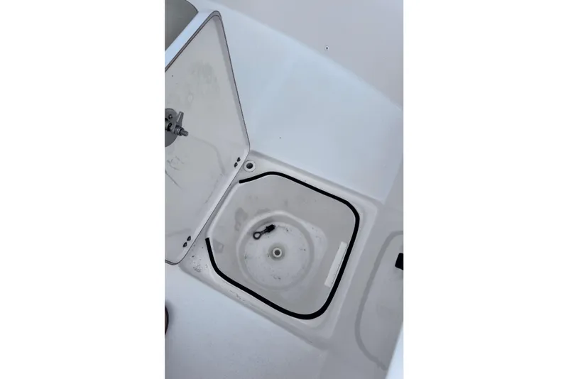 Slide: The Image of Open storage compartment on 2018 Sea Fox 206 Commander boat. - 20