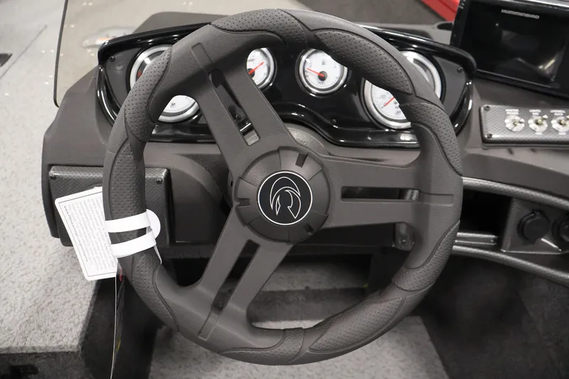 Slide: The Image of Steering wheel and dashboard of 2026 Crestliner 1650 HAWK SC boat. - 22