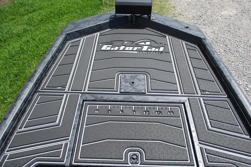 Slide: The Image of 2026 Gator Tail 1854 Extreme boat deck with custom non-slip surface design. - 3