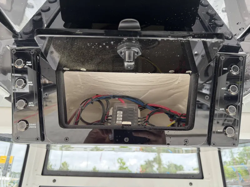 Slide: The Image of Electrical control panel of Tidewater 2210 Carolina Bay 2026 boat. - 33