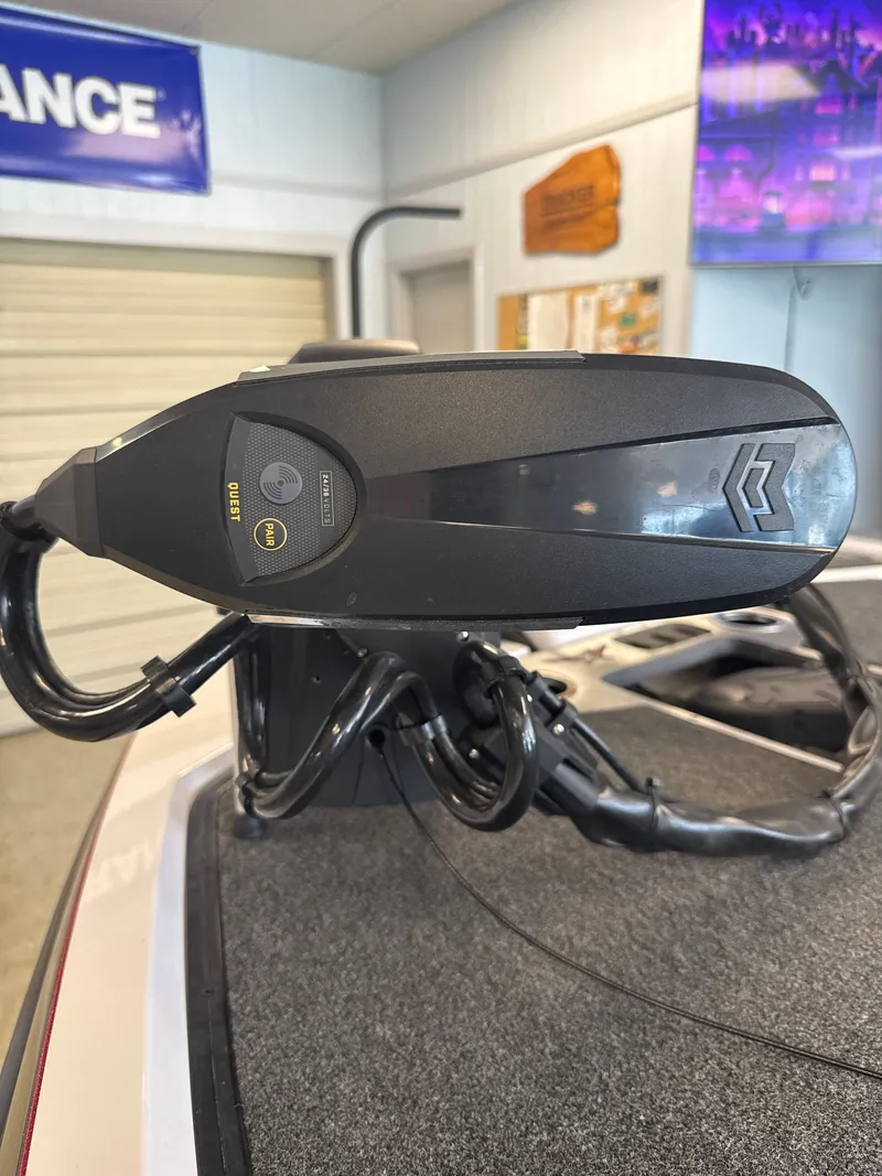 Slide: The Image of Vexus VXs21 2025 boat motor in a workshop. - 25