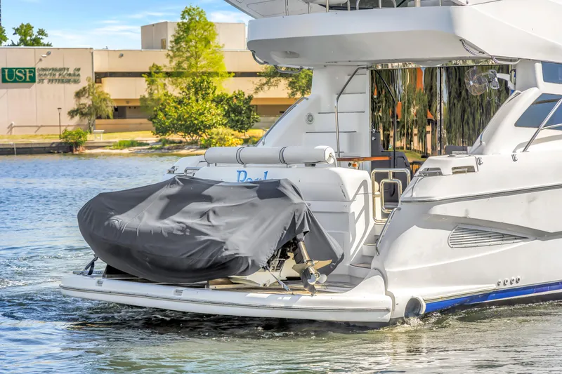 Slide: The Image of 2001 Neptunus 56 Flybridge yacht docked near University of South Florida, St. Petersburg. - 18