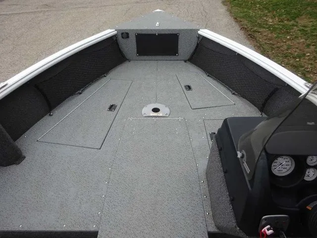 Slide: The Image of Interior view of a 2020 Lund 1775 Impact SS boat. - 11