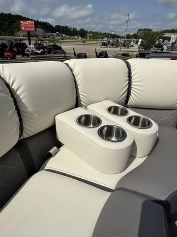 Slide: The Image of Veranda Vr235rcp 2026 boat seating with cup holders. - 14
